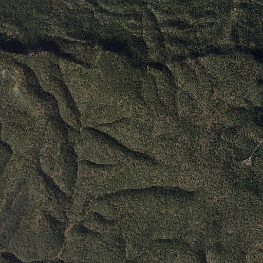 Aerial imagery of Corn Creek Plateau, AZ