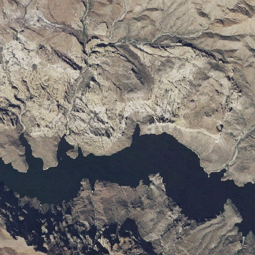 Aerial imagery of Painted Cliffs, AZ