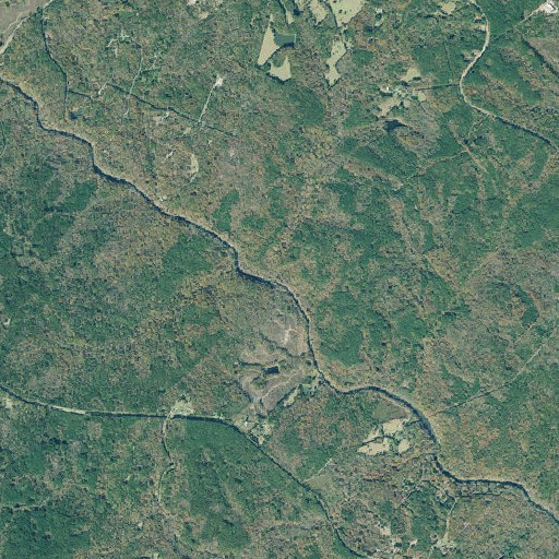 Aerial imagery of Baker Branch, GA
