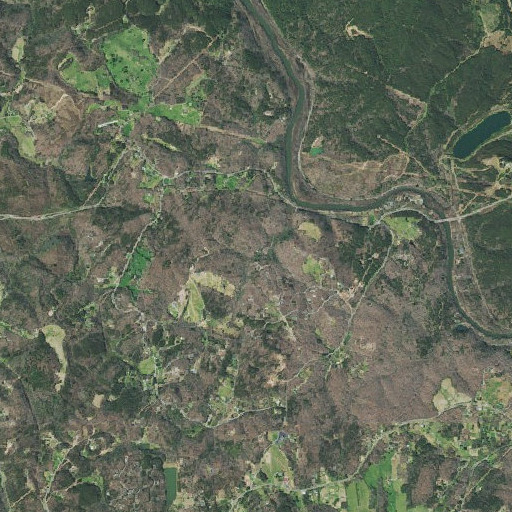 Aerial imagery of Barker Mill Creek, GA