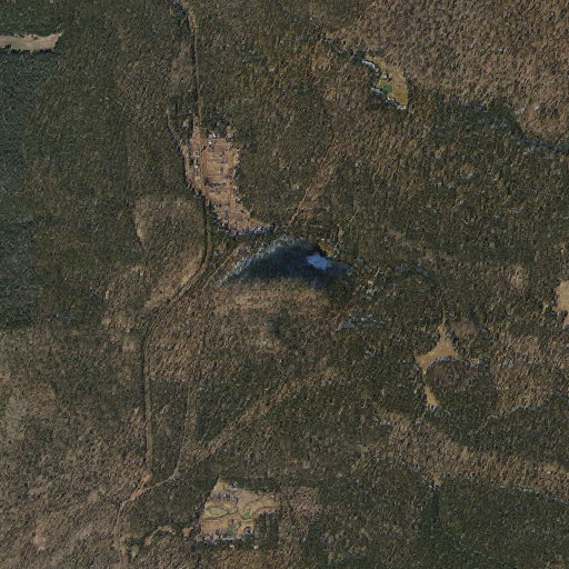 Aerial imagery of Pat Mullen Mountain, AZ