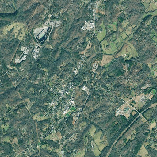 Aerial imagery of Camp Creek, GA