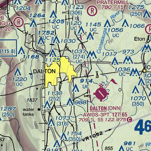 FAA VFR chart of Eastside Elementary School, GA
