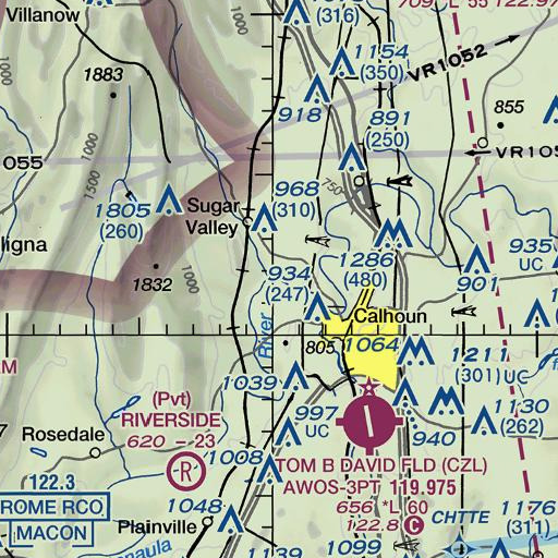 FAA VFR chart of Graham Creek, GA