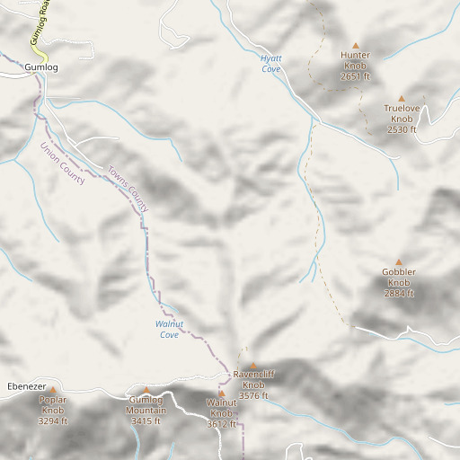 OpenStreetMap map of Gumlog Lead, GA