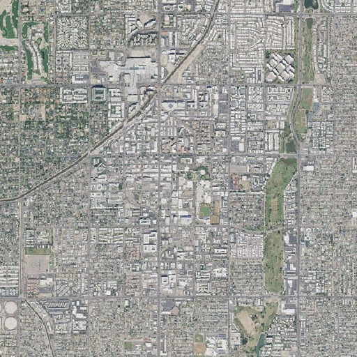 Aerial imagery of Coronada School, AZ