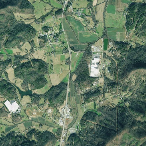 Aerial imagery of Jerry Branch, GA