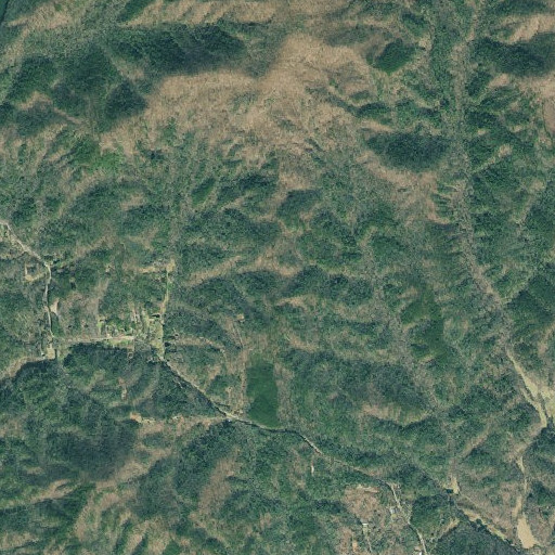 Aerial imagery of Low Gap, GA