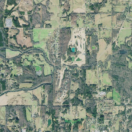 Aerial imagery of Pinhook Creek, GA
