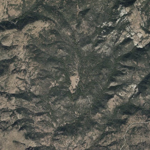 Aerial imagery of Pine Flat, AZ