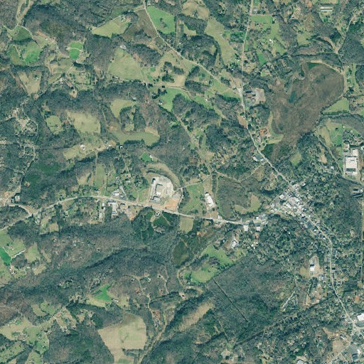 Aerial imagery of Sutton Mill Creek, GA