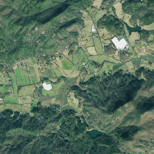 Aerial imagery of Taylor Creek, GA