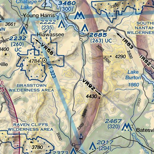 FAA VFR chart of Taylor Ridge, GA