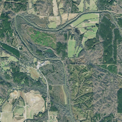 Aerial imagery of Tilton Bridge, GA
