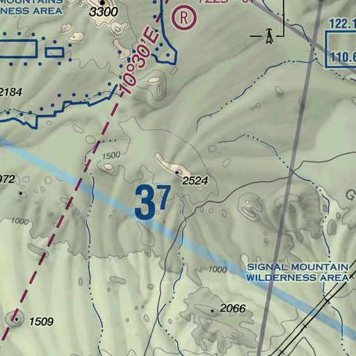FAA VFR chart of Cortez Peak, AZ