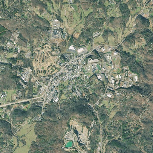 Aerial imagery of Union County High School, GA