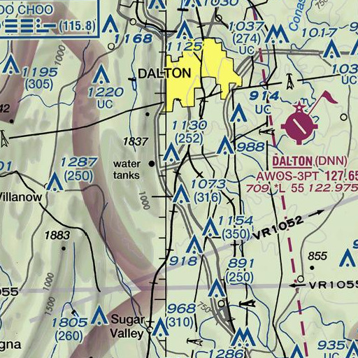 FAA VFR chart of Valley Point Elementary School, GA