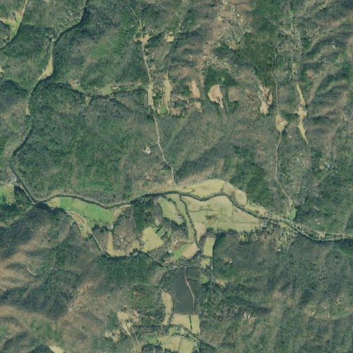 Aerial imagery of Weeks Branch, GA
