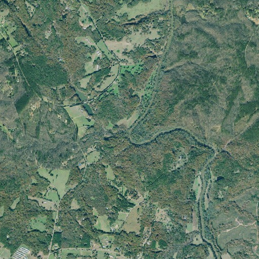 Aerial imagery of Wildcat Creek, GA