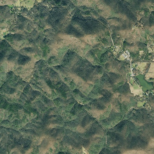 Aerial imagery of Abe Mountain, GA