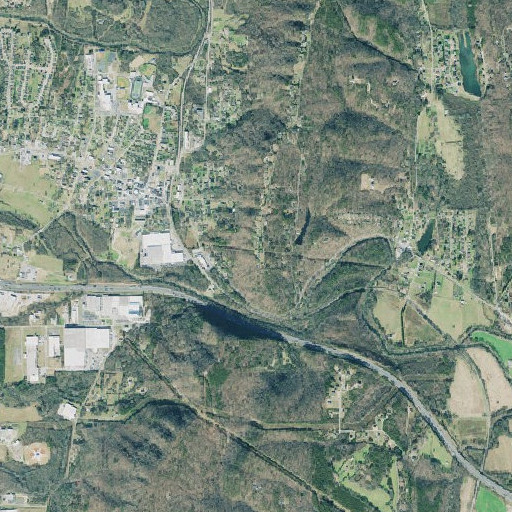 Aerial imagery of White Oak Mountain, GA