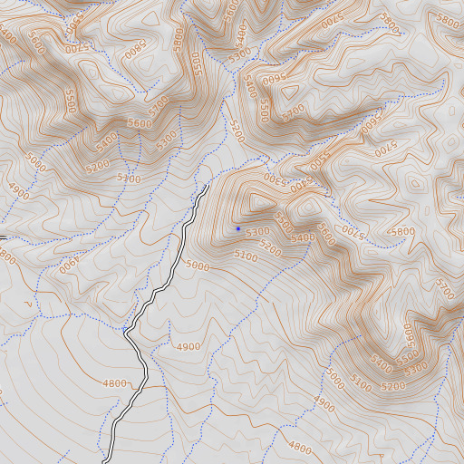 OpenTopoMap map of Pool Seep, AZ