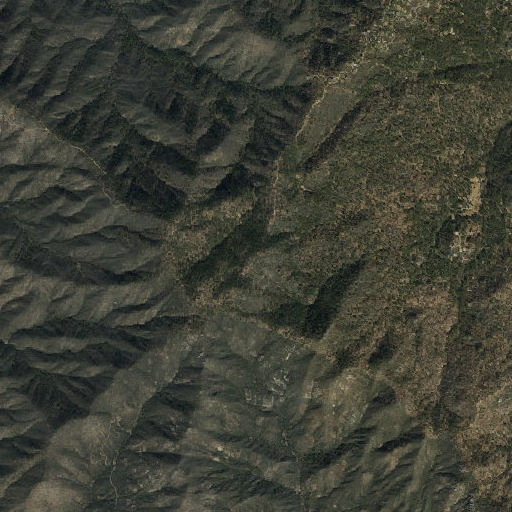 Aerial imagery of Porter Mountain, AZ