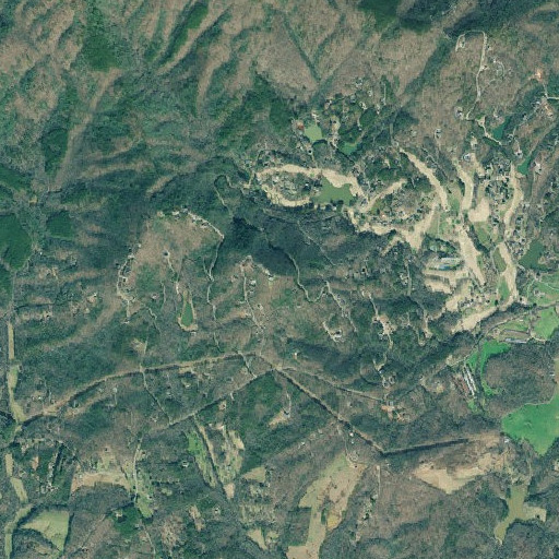Aerial imagery of Crow Mountain, GA