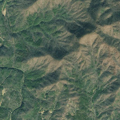 Aerial imagery of Garland Mountain, GA