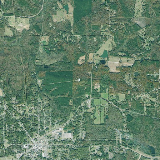 Aerial imagery of Hog Mountain, GA