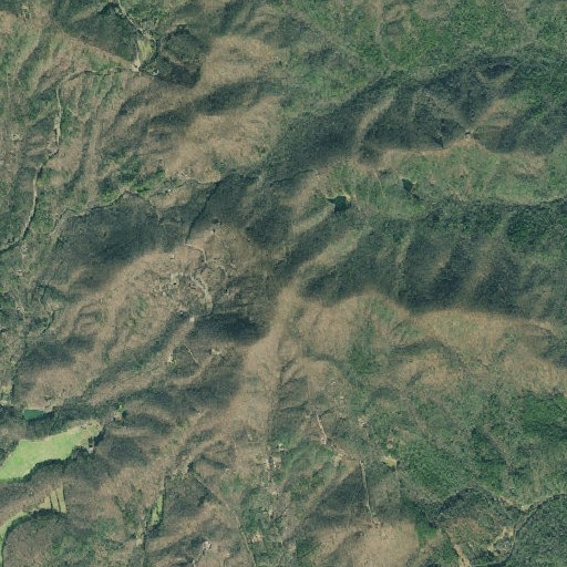 Aerial imagery of Jeff Mountain, GA