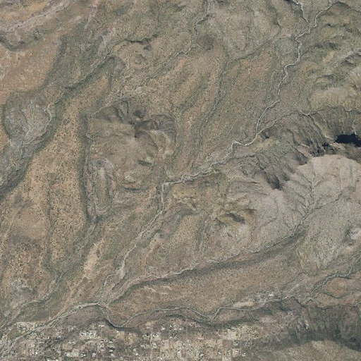 Aerial imagery of Quail Spring, AZ