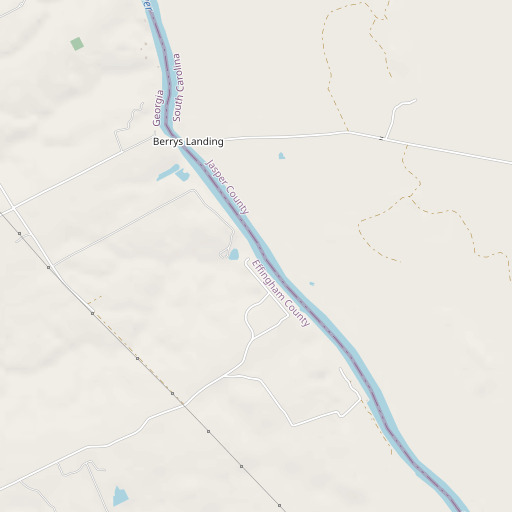 OpenStreetMap map of Seines Landing, GA