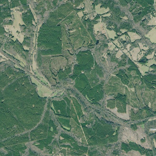 Aerial imagery of War Hill, GA