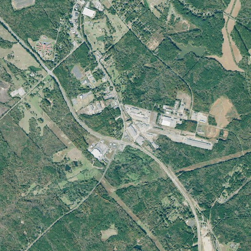 Aerial imagery of Warfield, GA