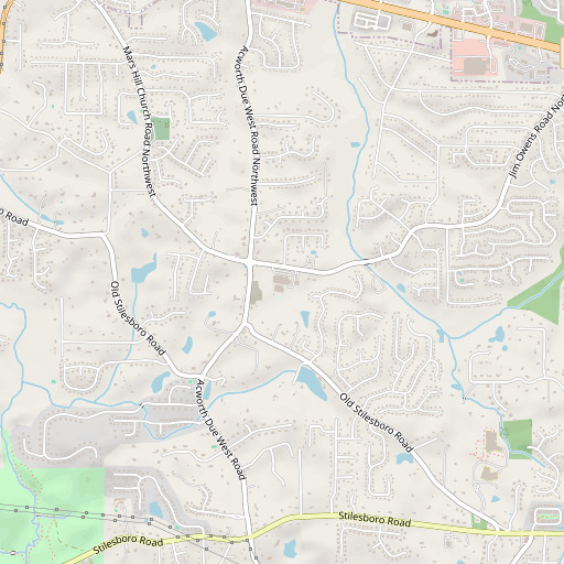 OpenStreetMap map of Lewis Elementary School, GA