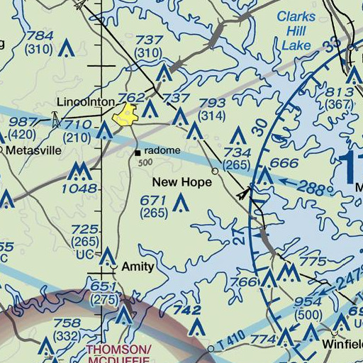 FAA VFR chart of Agnes School (historical), GA