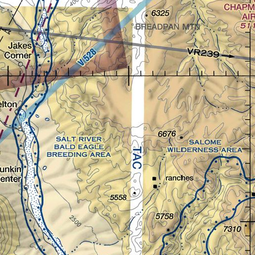 FAA VFR chart of Red Rock Spring, AZ