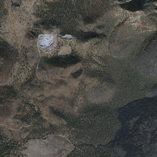Aerial imagery of Robinson Mountain, AZ