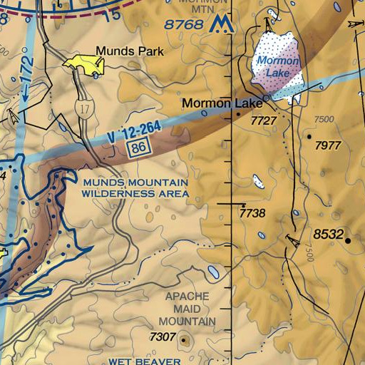 FAA VFR chart of Rock Top, AZ
