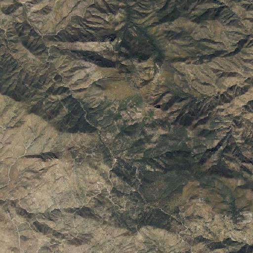 Aerial imagery of Rogers Spring, AZ