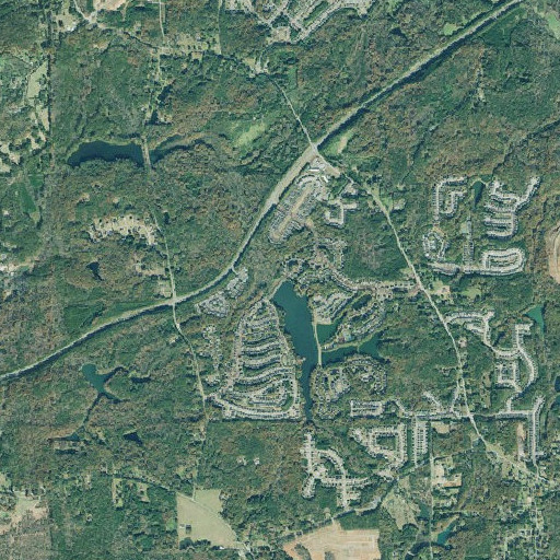 Aerial imagery of Cedar Grove Dam, GA
