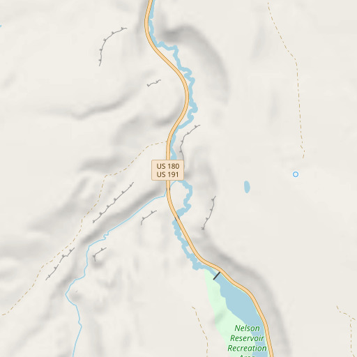 OpenStreetMap map of Rudd Creek, AZ