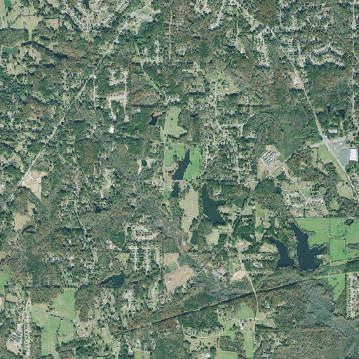Aerial imagery of Lake Jane Dam, GA