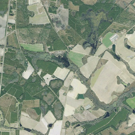 Aerial imagery of Griners Lake Dam, GA