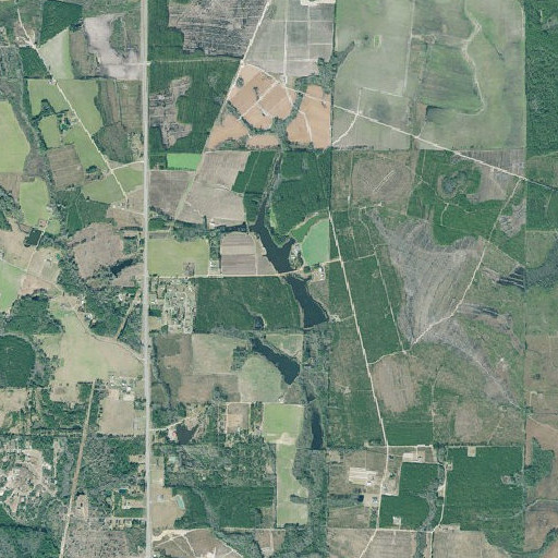 Aerial imagery of Johnson Lake Dam, GA