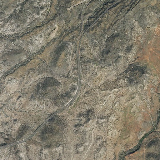 Aerial imagery of Sedona Interchange, AZ
