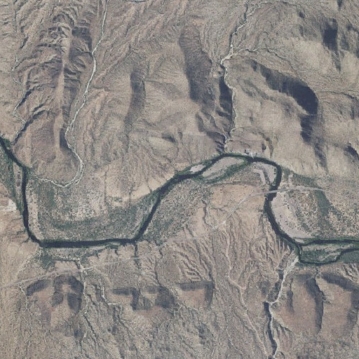 Aerial imagery of Sheep Bridge, AZ