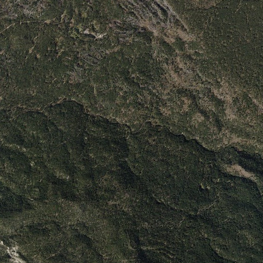 Aerial imagery of Slide Creek, AZ