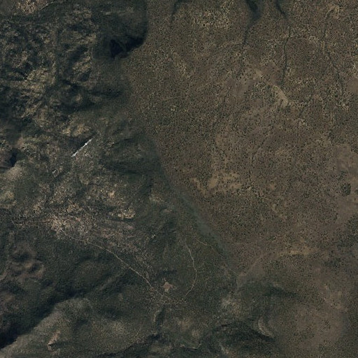 Aerial imagery of Smith Mesa, AZ